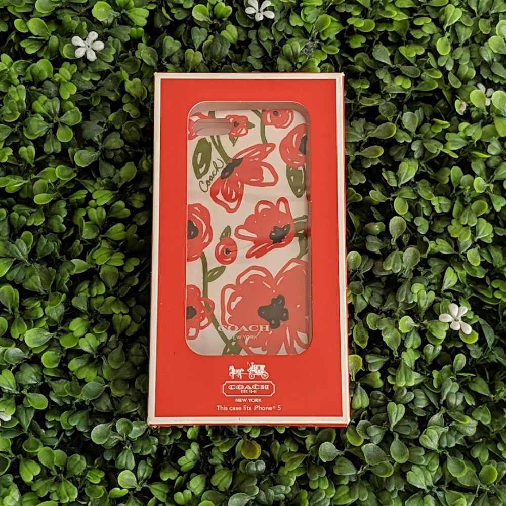 NWT iPhone 5 Coach Case!